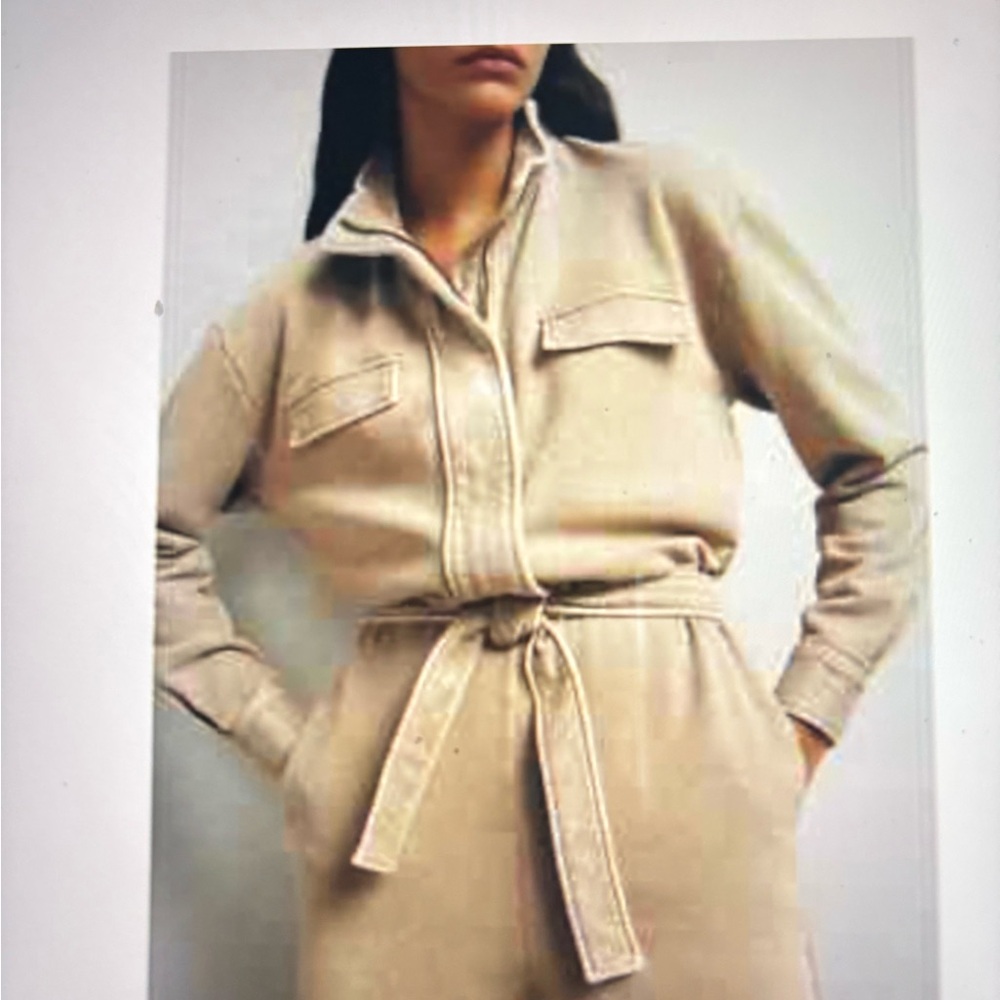 Zara Belted Long Jumpsuit -M